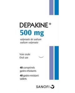 DEPAKINE 500 MG 40 TAB