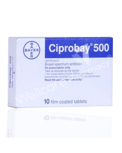 CIPROBAY 500 MG 10 TAB