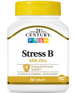 21CENT STRESS B WITH ZINC 66 TABLETS