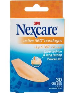 3M NEXCARE ACTIVE 360 BANDAGES 30 PCS