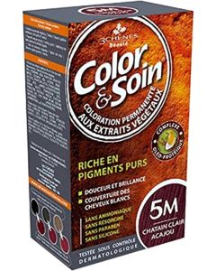 COLOR & SOIN HAIR DYE 5M LIGHT MAHOGANY CHESTNUT