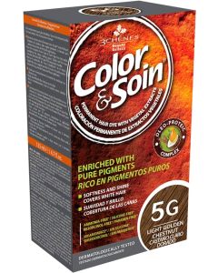 COLOR & SOIN HAIR DYE 5G LIGHT GOLDEN CHESTNUT