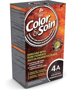 COLOR & SOIN HAIR DYE 4A ICEDD BROWN