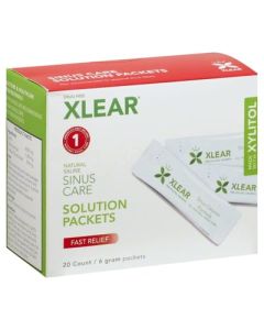 XLEAR SINUS CARE SOLUTION 20 PACKETS
