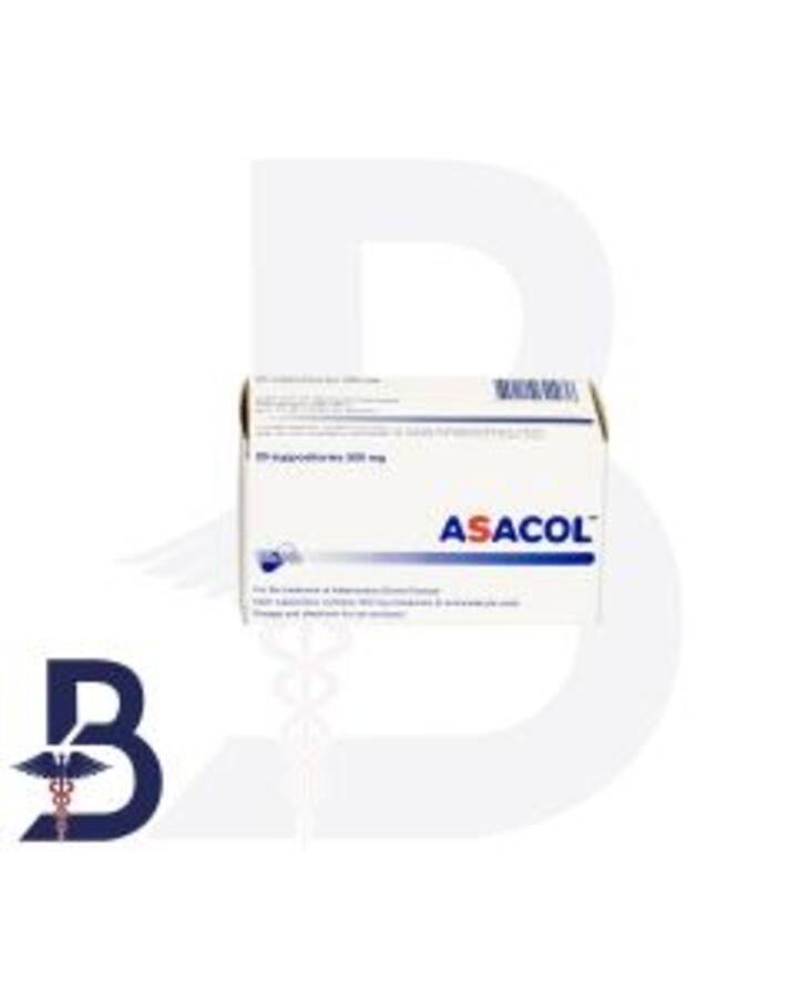 ASACOL 500 MG 20 SUPP