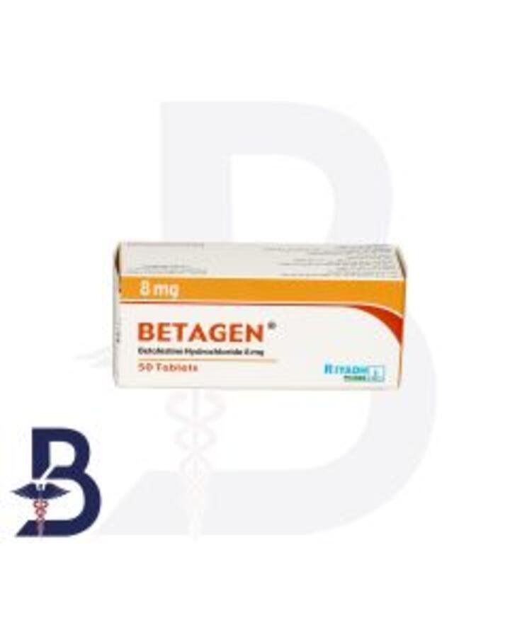 BETAGEN 8 MG 50 TAB