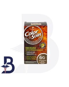 COLOR & SOIN HAIR DYE 6G DARK GOLDEN BLOND