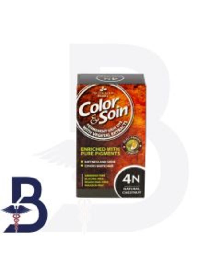 COLOR & SOIN HAIR DYE 4N NATURAL CHESTNUT