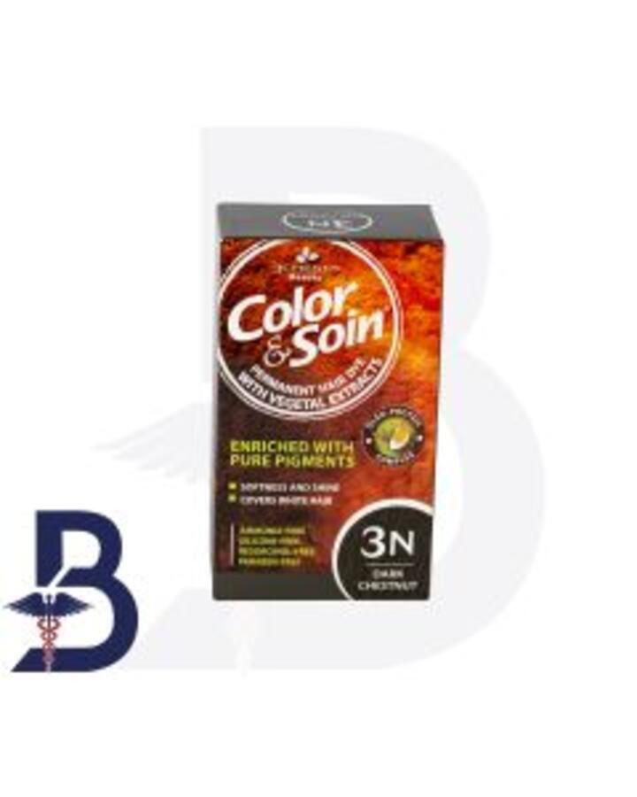 COLOR & SOIN HAIR DYE 3N DARK CHESTNUT