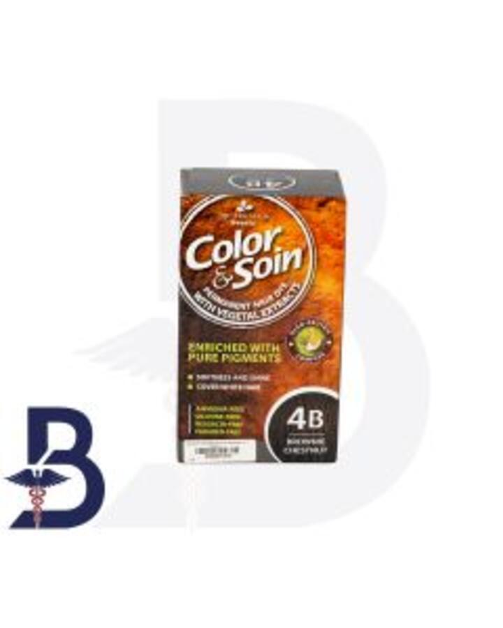 COLOR & SOIN HAIR DYE 4B BROWNIE CHESTNUT