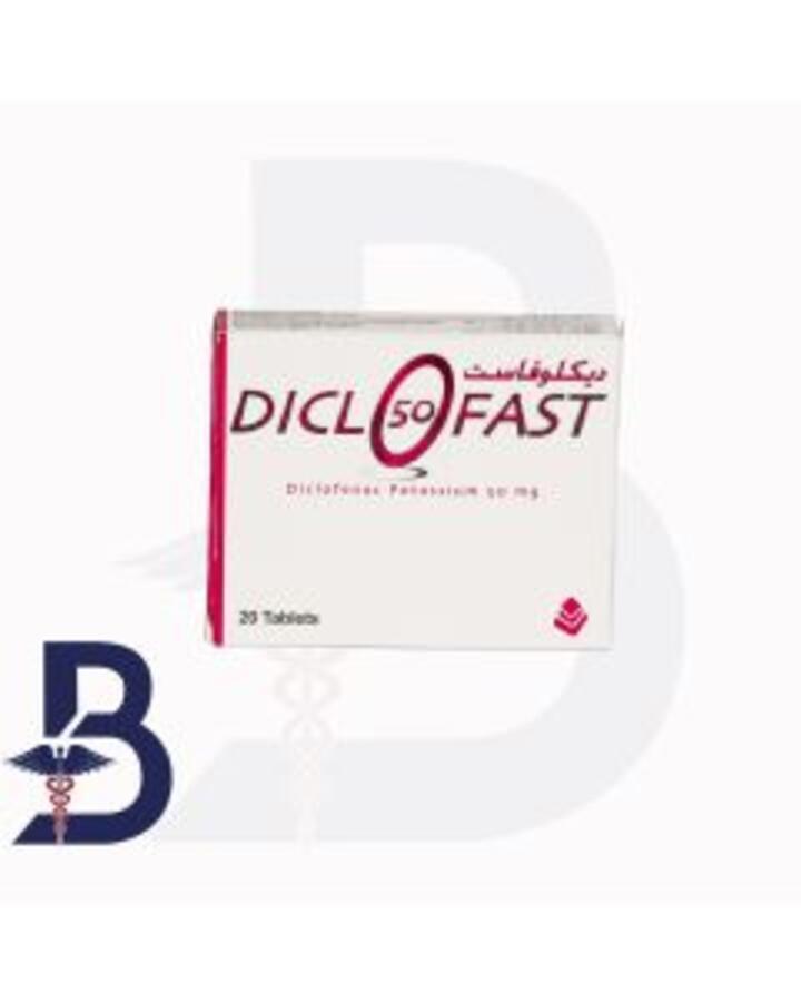 DICLOFAST 50 MG 20 TAB