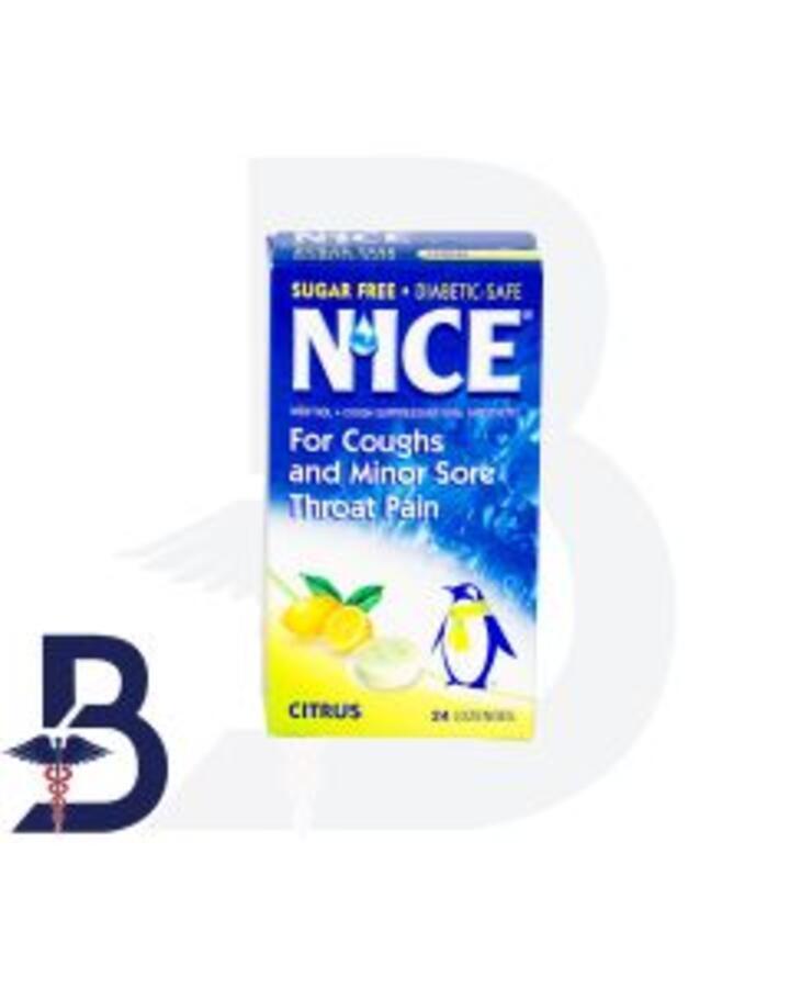 NICE CITRUS 24 LOZENGES