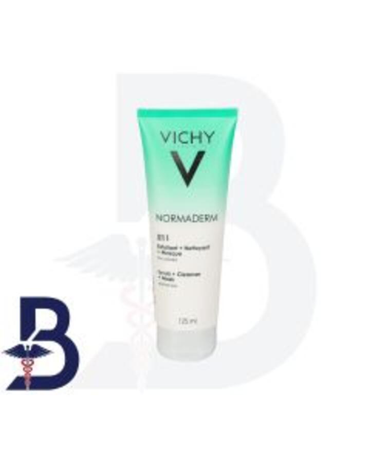 VICHY NORMADERM 3IN1 CLEANS+SCRB+MASK125ML