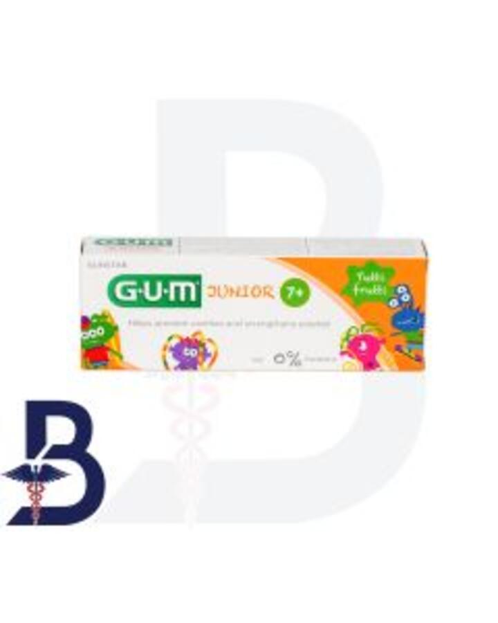 G.U.M JUNIOR T/P 50ML ORANGE 7-12Y 3004