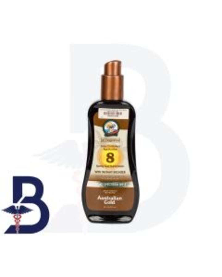 AUSTRALIAN GOLD SPRAY GEL WITH BRONZER SPF 8 237 M