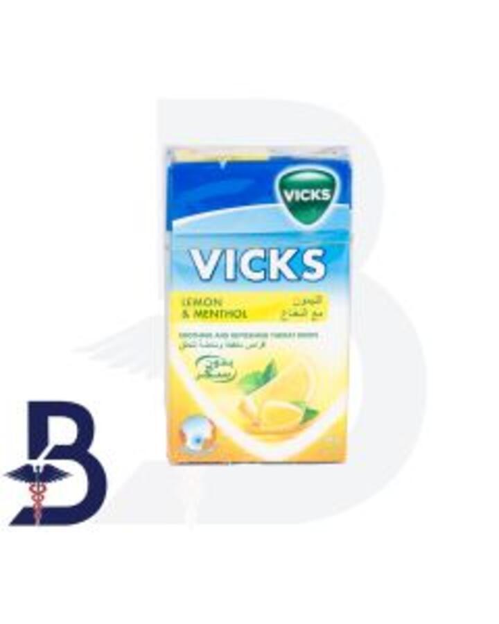 VICKS LEMON & MENTHOL THROAT DRPS 40G