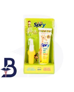 SPRY KIDS STRAWBERRY BANANA BRUSH KIT