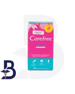 CAREFREE BREATHABLE COTTON 34 PADS