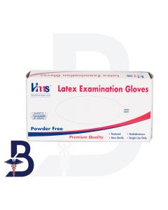 HMS LATEX EXAMINATION GLOVES X-LARGE 100PCS