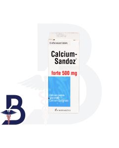 SANDOZ CALCIUM FORTE 500 MG 10 EFF TAB