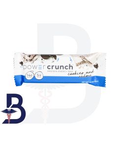 POWER CRUNCH ENERGY BAR COOKIES & CREAM 40 GM