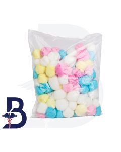 ABSORBENT COTTON BALL COLOUR 1 GM 100 PCS