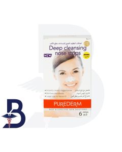 PUREDERM DEEP CLEANSING NOSE STRIP 6 STR