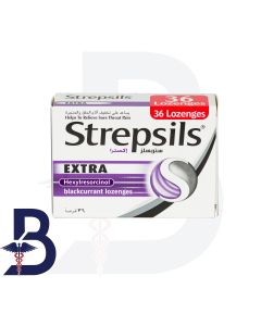 STREPSILS EXTRA BLACKCURRANT 36 LOZENGES