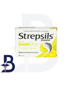 STREPSILS LEMON SUGAR FREE 16LOZ LE/HERB