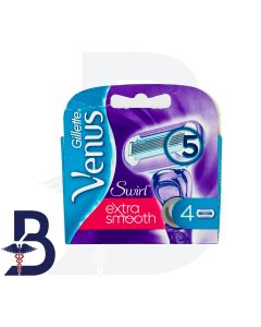 GILLETTE VENUS SWIRL  CONTOUR BLADES 4PCS