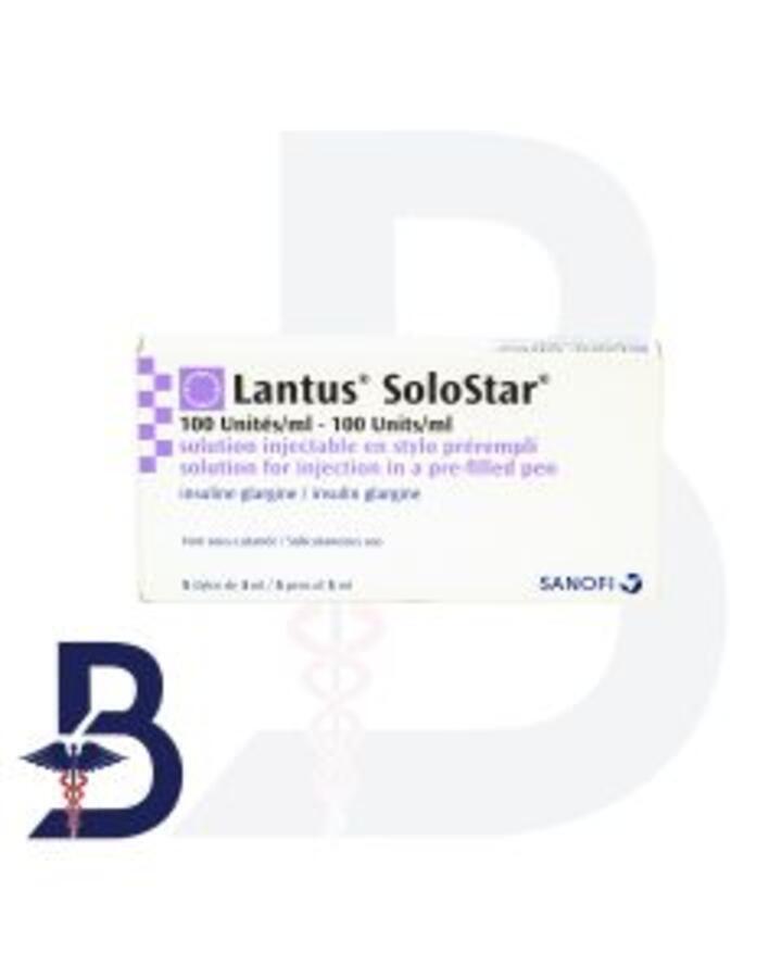 LANTUS SOLOSTAR 100UNITS/ML 5PENS OF 3ML