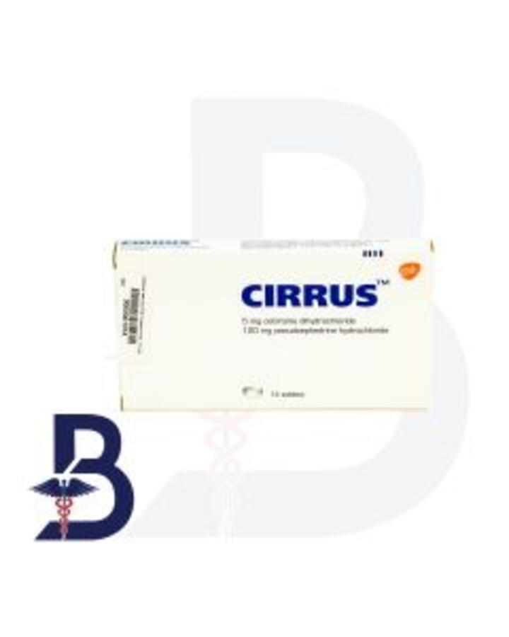 CIRRUS 5MG CETIRZ 120MG PSED 14 TAB