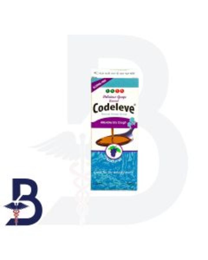 CODELEVE 120 ML SYRUP - NATURAL GRAPE