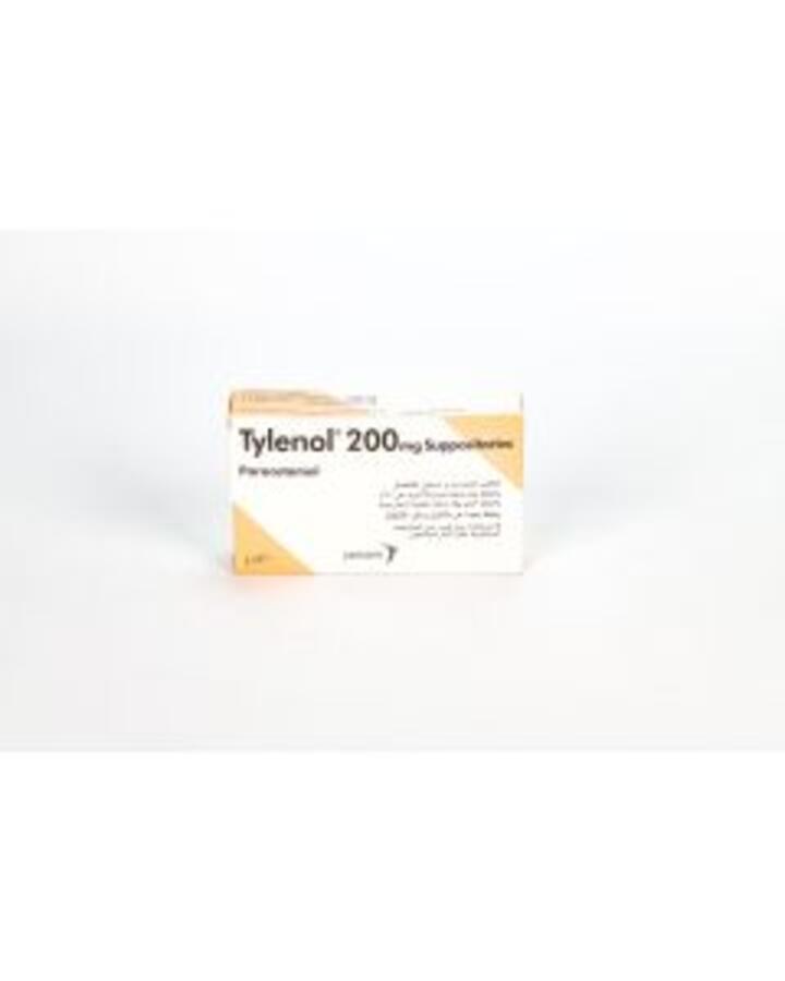 TYLENOL 200 MG 10 SUPP