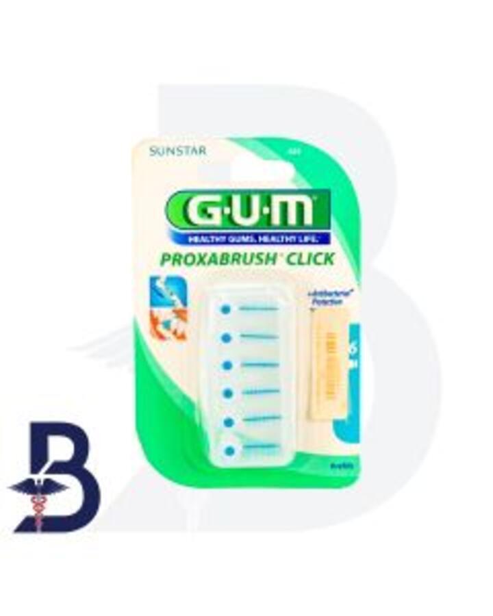 G.U.M PROXABRUSH CLICK 6 REFILS NO-624