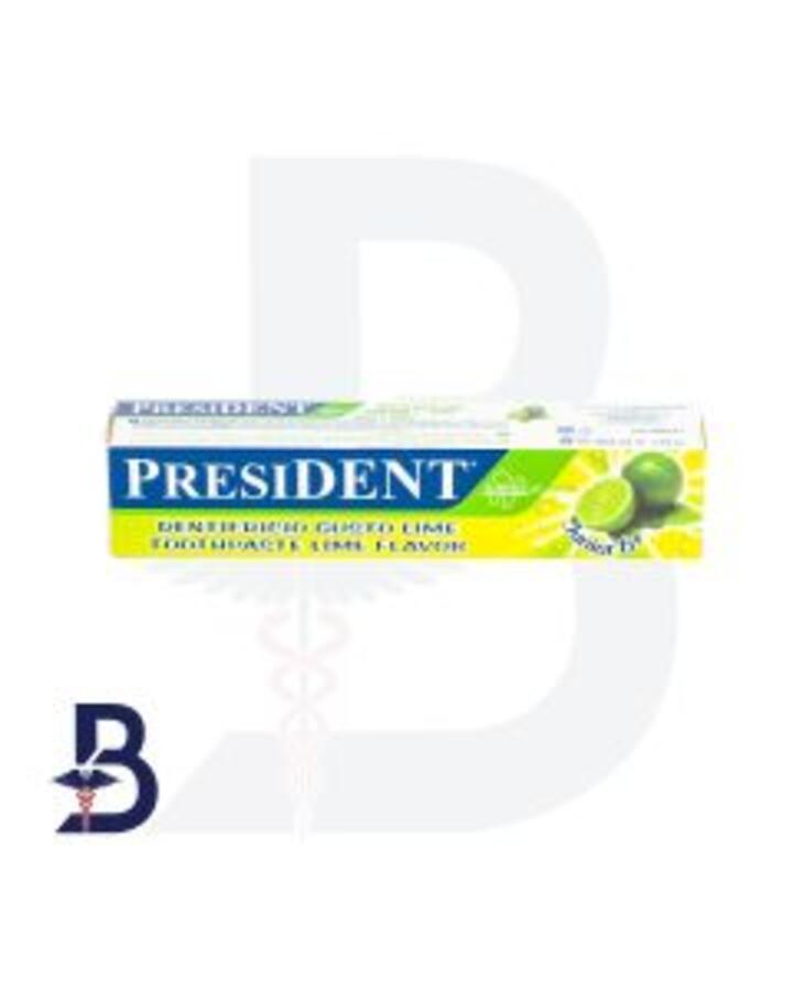 PRESIDENT JUNIOR 6+ LIME T/P 50 ML