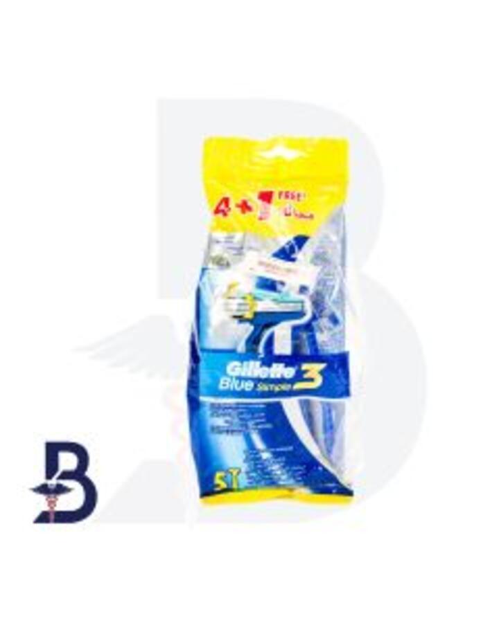 GILLETTE BLUE SIMPLE 3 4CT BAG 367