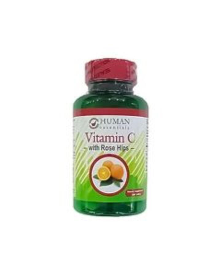 Human Essentials Vitamin C-1000mg with  rose hips 