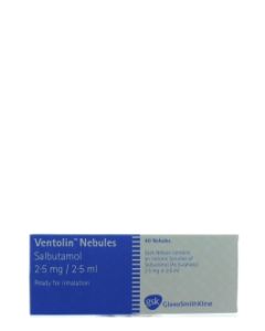 VENTOLIN NEBULES 2.5MG/2.5ML 40 AMP