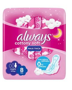 ALWAYS COTTONY SOFT MAXI THICK  8 PADS