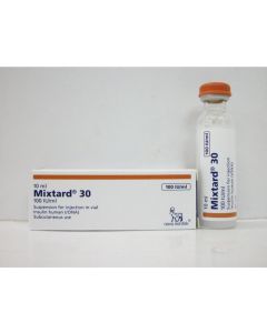 MIXTARD 30-100 IU/1ML 10 ML VIAL