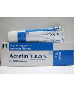 ACRETIN 0.025 % 30 GM CREAM