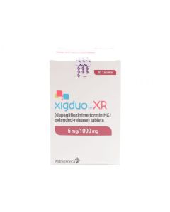 XIGDUO XR 5MG/1000MG 60 TAB