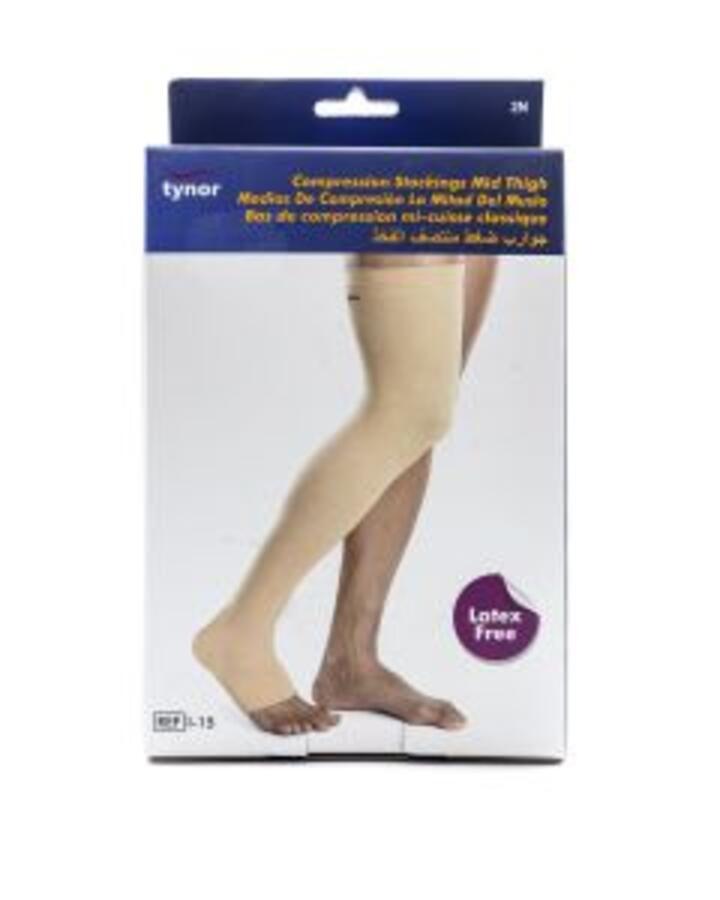 TYNOR C STOCKING (MILD THIGH)  L  I-15